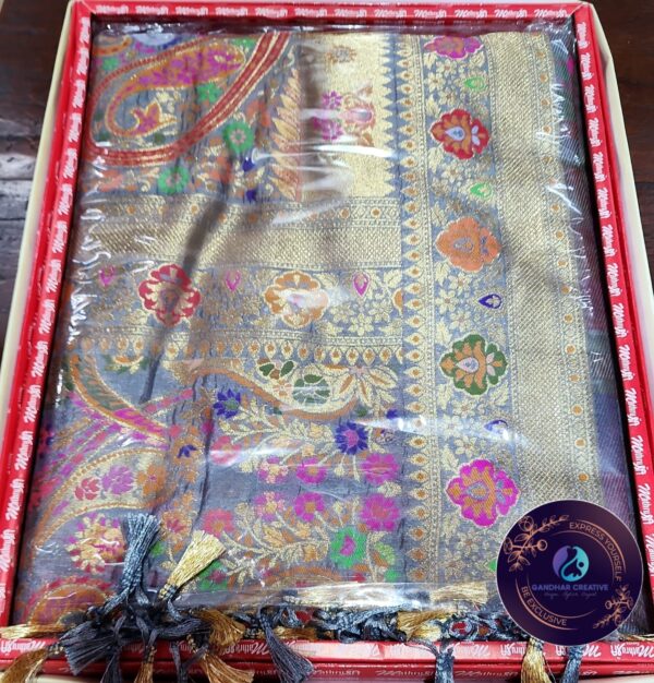 Pathani silk saree