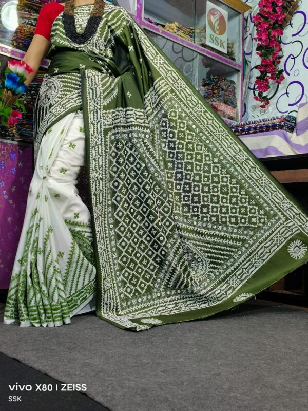 Gujrati stich saree