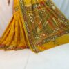 Blended Bangalore silk with Katha stich