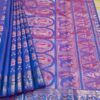 Bishnupuri katan silk Minakari swarnachari saree with bp                                   silk marks certified.