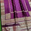 Banarasi pure chinya silk silver and golden zari weaving with koniya fancy buti traditional weaving sarees