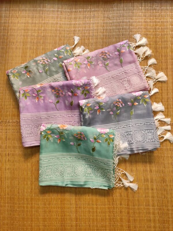 Pure Organza Silk Saree