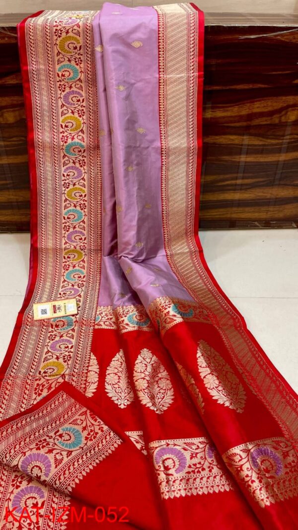 Pure Handloom banarasi KATAN *MEENAKARI SAREE