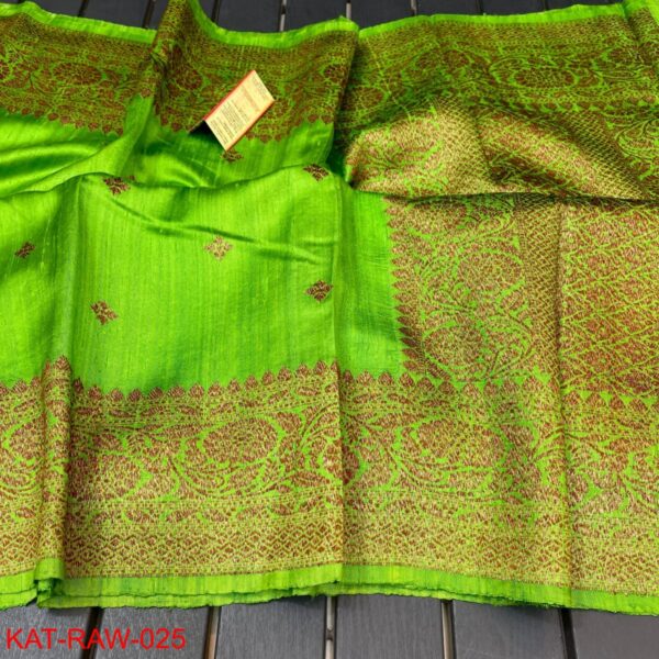 Tussar  Raw Silk Banarasee saree