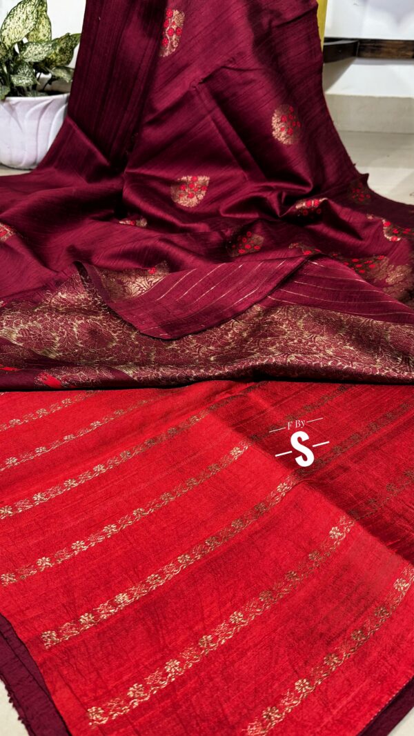 Pure Raw Silk Banarasi Saree