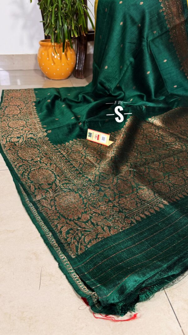 Pure Raw Silk Banarasi Saree.