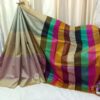 Bishnupuri katan silk 3d saree with bp