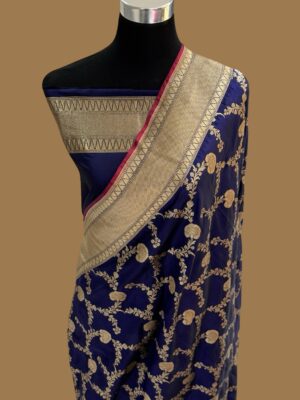 Handloom Banarasi pure katan jangla silk sarees
