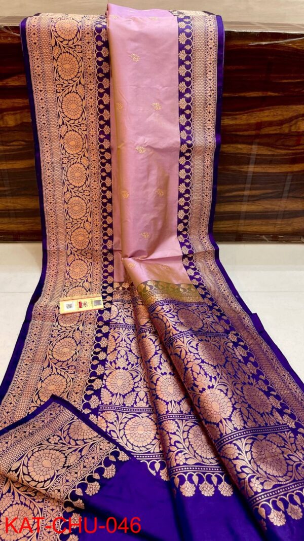 Pure Handloom KATAN silk Sarees