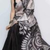 Murshidabad silk hand batik print saree  With BP