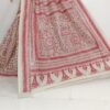 Hand kantha stitch on pure tasar silk saree with bp