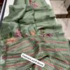 Exclusive tissue with beautiful convent work pallu paired with rich work blouse