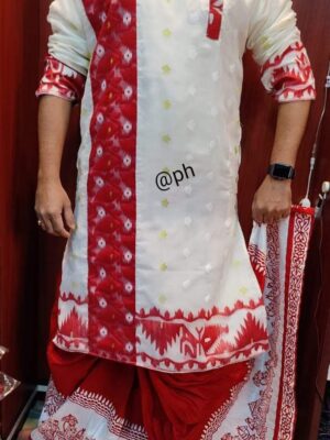 Karat Jamdani Panjabi