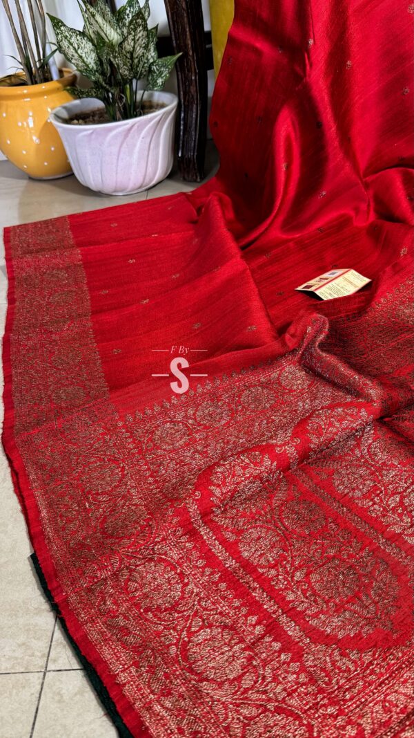 Pure Raw Silk Banarasi Saree.