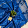 Pure desi tussar all over ball booti zari border saree with running blouse