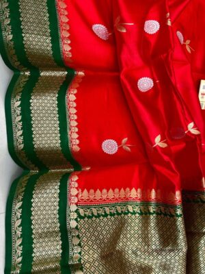 Banarasi pure Handloom katan silk