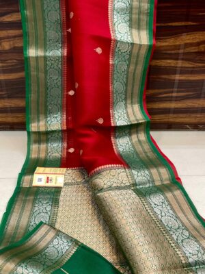 Wrap yourself in the elegance of pure georgette sarees, featuring masterful Parsi embroidery and sparkling sequin accents