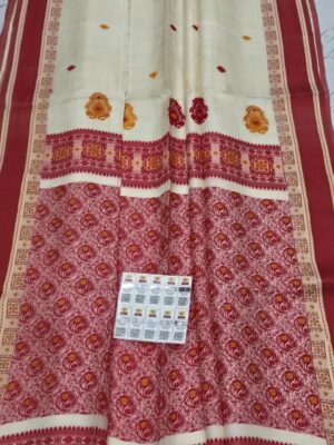 PREMIUM AND MOST HIGH QUALITY PURE GACHI TASSUR JAMDANI WITH BP WITH SILK MARK